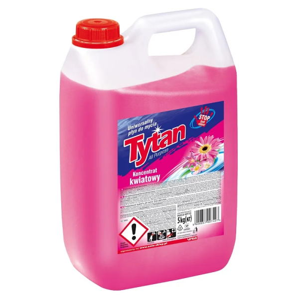 Tytan Kwiatowy 5kg - uniwersalny płyn do mycia