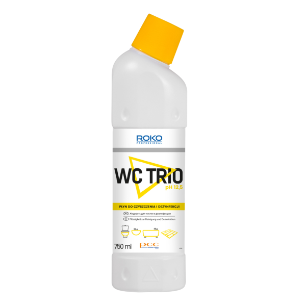 WC Trio ROKO 750ml - Płyn do czyszczenia i dezynfekcji toalet