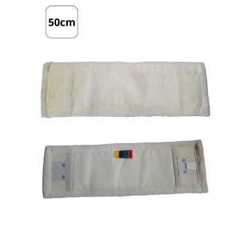 Mop mikrofibra DUO 50cm - Zaczep/kieszeń